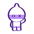 van.stl STL file cookie cutter bts BT21 ALL cookie cutter・Design to download and 3D print