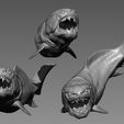 3.jpg Dunkleosteus - 3D Printable Prehistoric Creature - 3 Poses 3D print model