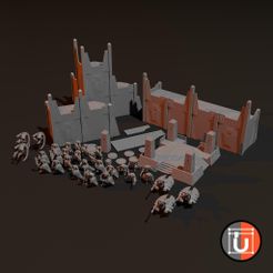 WholeArmy_2.jpg Free STL file 750p Add-on for Space Zombies Army for Grimdark Future・3D printer model to download