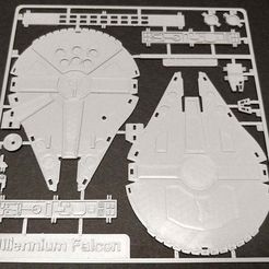 Falcon_01.jpg Free STL file Millennium Falcon Kit Card by Fixumdude・3D printer design to download