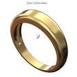 volume2.jpg Minimal band ring 3D print model