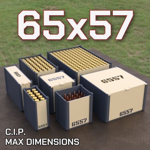 DBOX AMMO BOX 6.5x57mm AMMUNITION STORAGE 10/20/25/50/100/150 ROUNDS CRATE ORGANIZER 6557