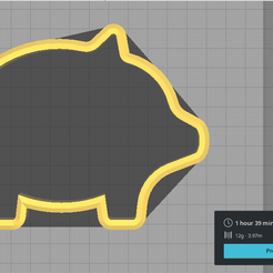 Puerquito.png Schweinchen Keksform