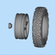 13.jpg STL printable Tire and Rims for Lada Niva  3D print