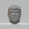 1.png Donald Trump Head 3D Model 3D print model