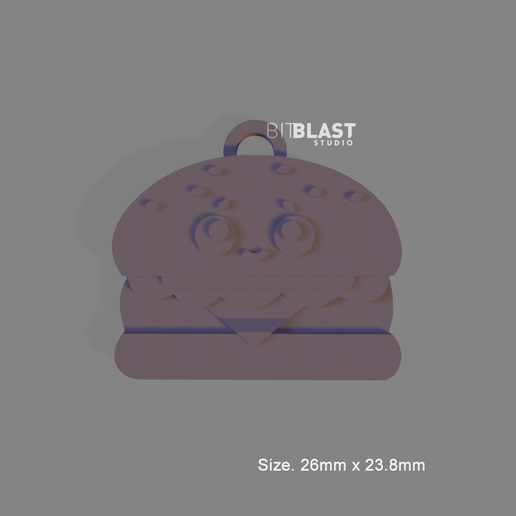 burger_ER.png Kawaii Food 2 Earrings