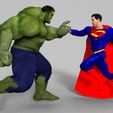 t_00000.jpg Superman VS Hulk Statuette