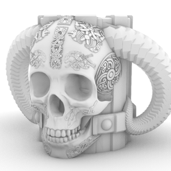 calavera.png STL-Datei Viking Glass kostenlos・3D-druckbares Modell zum herunterladen