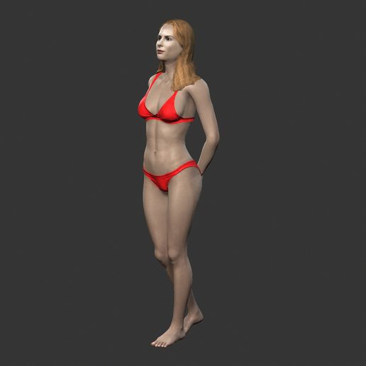 Beautiful Woman -Rigged 3d character 3D model