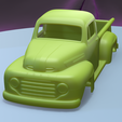 a001.png FORD F1 PICKUP TRUCK 1950  (1/24) printable Truck body