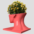 04.png Head Woman Vase
