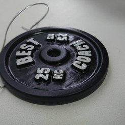 image.png Download free STL file Best Coach Barbell Plate • Template to 3D print, Staf26