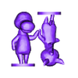 roscoe split.stl Roscoe - Animal Crossing