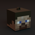 Untitled-2.png Minecraft Steve head keychain