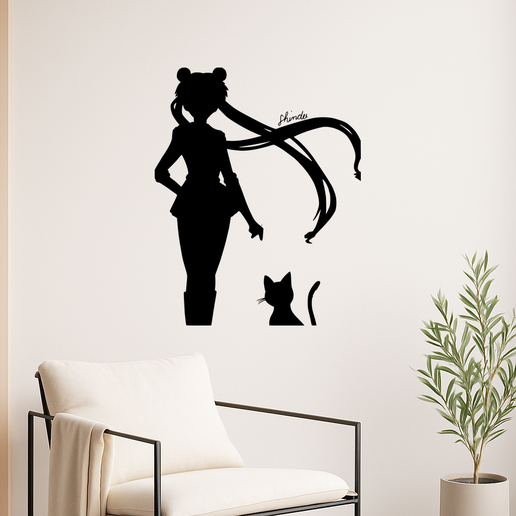 Sailor Moon - Chibiusa Holding A Stuffed Animal