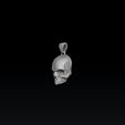 sa5dde546qw879879879.jpg Skull Pendant 3D print model