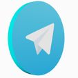 Telegram3DLogo1.jpg Social Media 3D Logos Asset Version 1.0.0