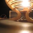 IMG_4756.jpg Laser cuted wood spherical lamp - called Kitty Lamp