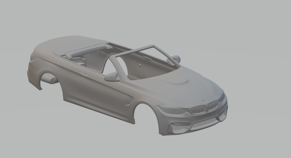 1.png Archivo STL bmw m4 cabriolet・Modelo de impresión 3D para descargar, gauderio
