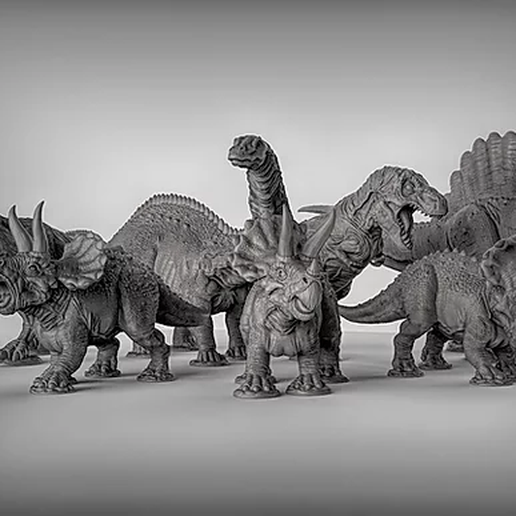 Dinosaur Packs 3D model