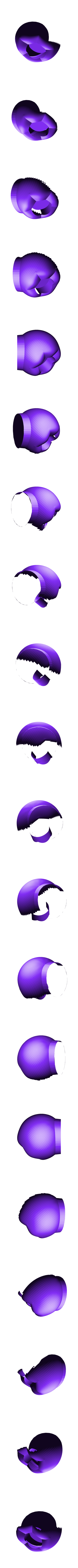 shoulder_left.stl Принцесса Пич из игр про Марио - разноцветный