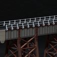 4.jpg Model bridge, H0 scale trains, reproduction of the Polvorilla viaduct, of the Tren a las Nubes railway line in Argentina, File STL-OBJ for 3D Printer