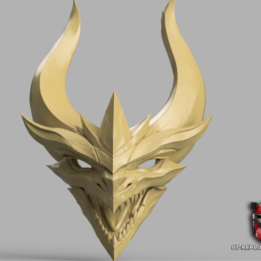 Dragon Guardian Galio Mask (head) - League Of Legends Cosplay 1:1 Replica