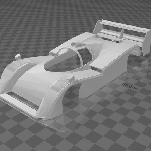 🐚 Jaguar XJR-14 LM Group C 1991 Shell Body – Divided Parts for
