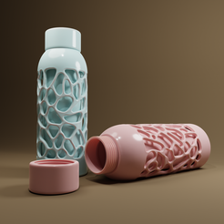 untitled4.png STL file Stylish water bottle・3D printing model to download