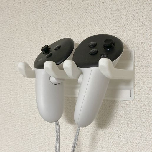 📱 Meta Quest 3 Controller Wall Mount with Stapler or Screws・Free