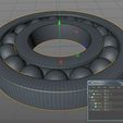 Cuscinetto_01.jpg Ball Bearing - Cinema 4D parametric model