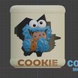 01 JARRON COOKIE MONSTER.jpg Cookie Monster Cookie Vase