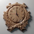 1.png Wall Clock 15 - 3D STL file for CNC