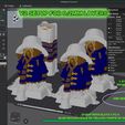 Paddington-v2-SETUP.jpg V.2 Beloved Blue Duffel Coat Bear with Red Hat Bust (Multi-Color)