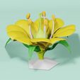 flor-3D.jpg Archivo STL Flor didáctica. Puzzle 3D.・Diseño imprimible en 3D para descargar
