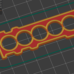 t5full.png STL file 5 cylinder engine keychain・Design to download and 3D print