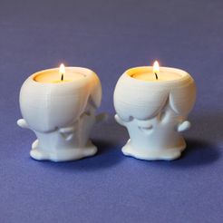 litwick_05.jpg 3D file Litwick Tealight Holder・Model to download and 3D print