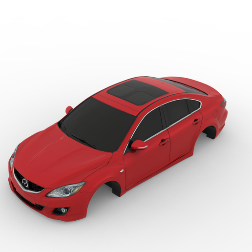 Mazda6 GH 2009 2.5 Sport – Detailed 3D Sedan Body Model