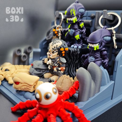 Alien_VS_Predator_Boxi3D_06.jpg PREDATOR_V2 - FLEXI - GELENKIG - NIEDLICHER DRUCK AN ORT UND STELLE