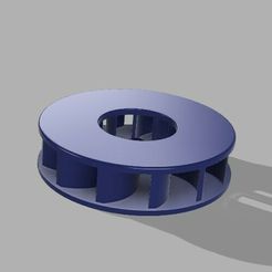 fan.jpg Archivo STL Vacuum fan wheel・Modelo de impresora 3D para descargar