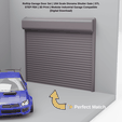 10.png Luxury Side Wall Corner Garage with RollUp Door – 1:64 Scale | STL STEP FBX | 3D Print Files | Digital Download