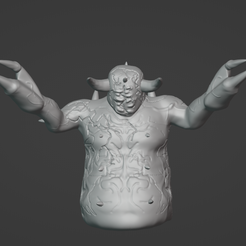 Chthon1.png 3D-Datei Chthon - Der Gott der Lava kostenlos・3D-Drucker-Design zum herunterladen