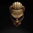 8.png Warrior - Knight Face Mask 3D print model