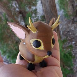 20221111_121915.jpg STL file Fallow Deer・3D printing idea to download