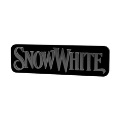 Untitled.png STL file 3D MULTICOLOR LOGO/SIGN - Snow White・Model to download and 3D print