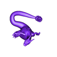 Standing parts.stl STL file Charmander evolution pack (9 models, 3 positions each evolution)・3D print design to download