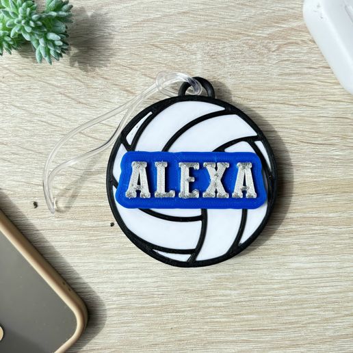 IMG_7207.jpg Volleyball Bag Tag,⚠️(CUTOMIZABLE WITH LINK IN THE DESCRIPTION)