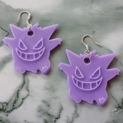 uyguyegruyweghr.jpg Archivo STL Aros Gengar・Modelo imprimible en 3D para descargar
