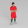cristiano-ronaldo-portugal-ready-for-full-color-3d-printing-3d-model-obj-stl-wrl-wrz-mtl (10).jpg Cristiano Ronaldo Portugal ready for full color 3D printing