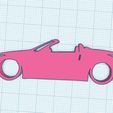 Web-capture_23-11-2023_123821_www.tinkercad.com.jpeg Nissan 350Z Fairlady Z (Z33) Roadster Silhouette Keyring